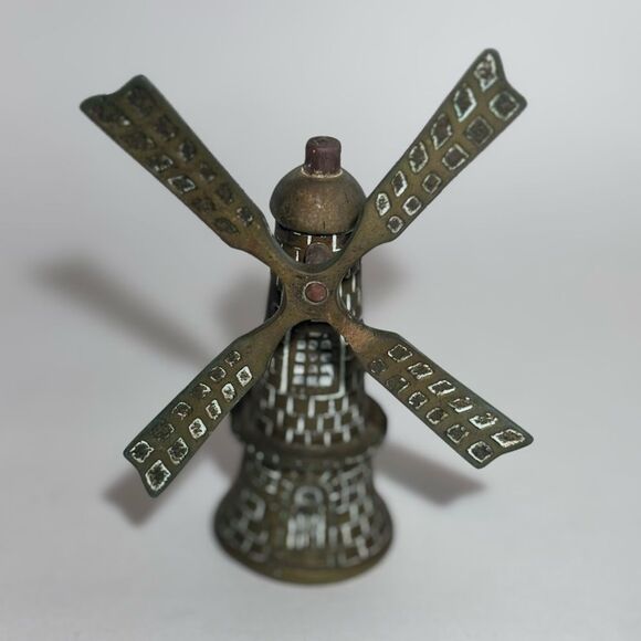 Vintage Brass Windmill Bell - Picture 2 of 7